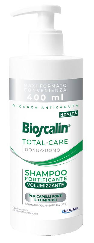 BIOSCALIN TOTAL CARE SHAMPOO FORTIFICANTE VOLUMIZZANTE 400 ML - farmascienza.it