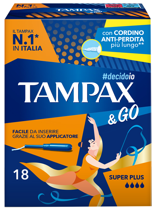 TAMPAX &GO SUPER PLUS 18 PEZZI - farmascienza.it