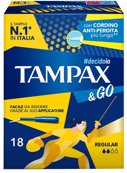 TAMPAX &GO REGULAR 18 PEZZI - farmascienza.it