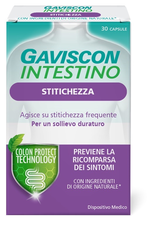 GAVISCON INTESTINO STITICHEZZA 30 CAPSULE - farmascienza.it