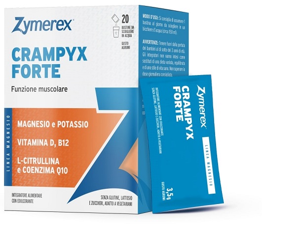 ZYMEREX CRAMPYX FORTE 20 BUSTINE DA 3,5 G GUSTO AGRUMI CON EDULCORANTE SENZA ZUCCHERI SENZA GLUTINE SENZA LATTOSIO - farmascienza.it