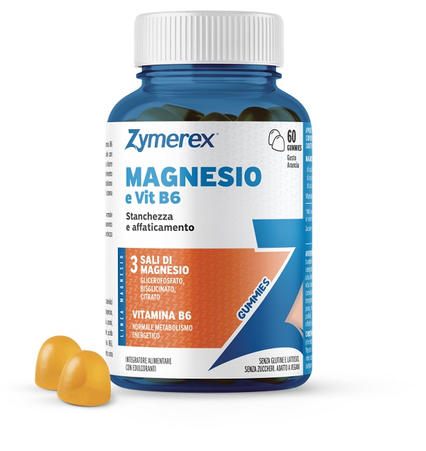 ZYMEREX MAGNESIO E VIT B6 60 GUMMIES GUSTO ARANCIA CON EDULCORANTI SENZA ZUCCHERI SENZA GLUTINE SENZA LATTOSIO - farmascienza.it
