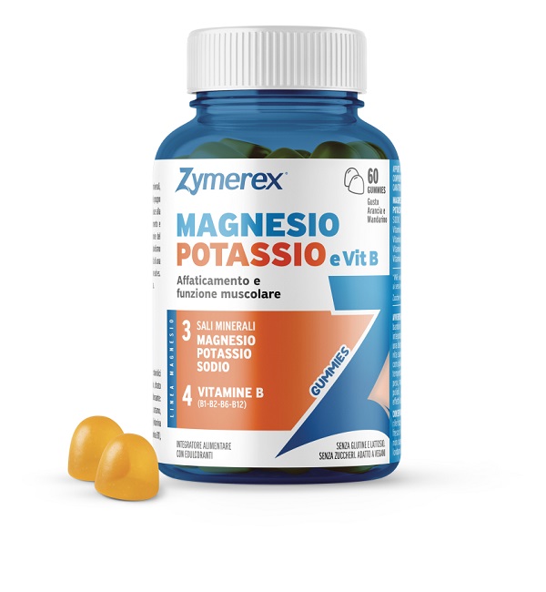 ZYMEREX MAGNESIO POTASSIO E VIT B 60 GUMMIES GUSTO ARANCIA E MANDARINO CON EDULCORANTI SENZA ZUCCHERI SENZA GLUTINE SENZA LATTOSIO - farmascienza.it