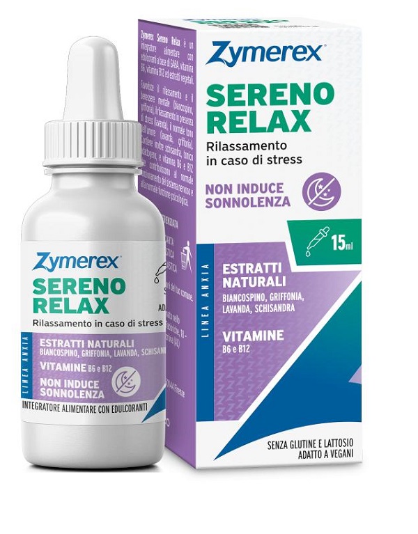 ZYMEREX SERENO RELAX GOCCE 15 ML SENZA GLUTINE SENZA LATTOSIO - farmascienza.it