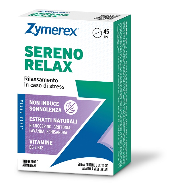 ZYMEREX SERENO RELAX 45 COMPRESSE SENZA GLUTINE SENZA LATTOSIO - farmascienza.it