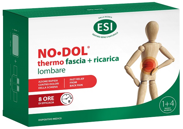ESI NO DOL THERMO FASCIA LOMBARE 1 PEZZO + RICARICA 4 PEZZI - farmascienza.it