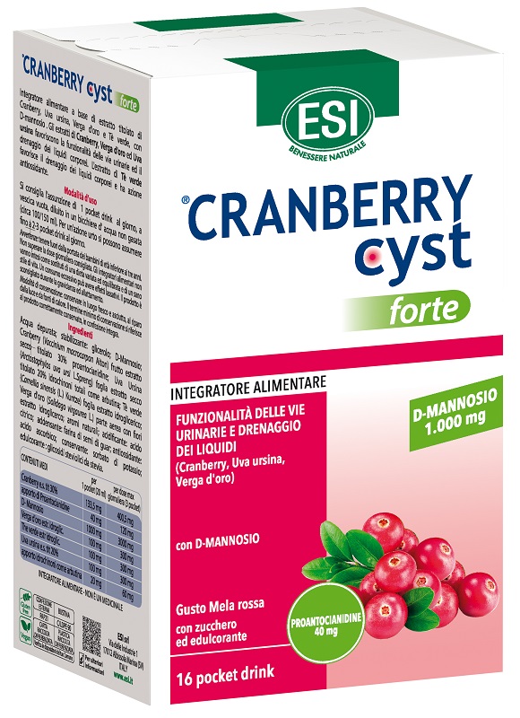 ESI CRANBERRY CYST FORTE 16 POCKET DRINK - farmascienza.it