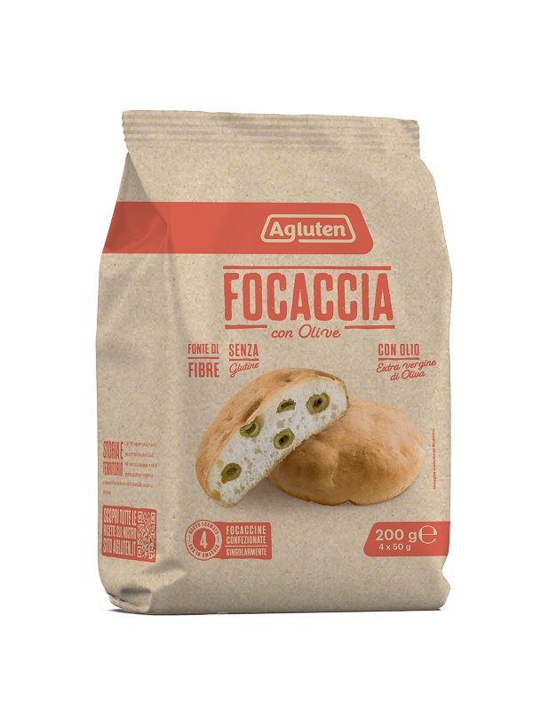 AGLUTEN FOCACCIA OLIVE 200 G - farmascienza.it