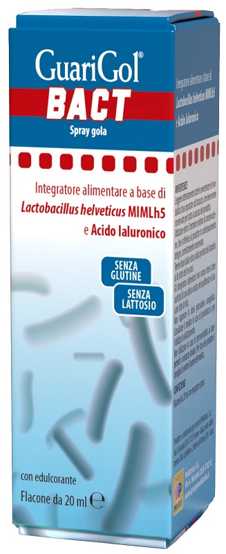 GUARIGOL BACT SPRAY 20 ML GUSTO FRAGOLA CON EDULCORANTE SENZA GLUTINE SENZA LATTOSIO - farmascienza.it