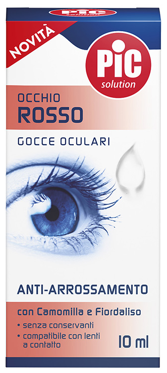 PIC GOCCE OCULARI OCCHIO ROSSO 10 ML - farmascienza.it