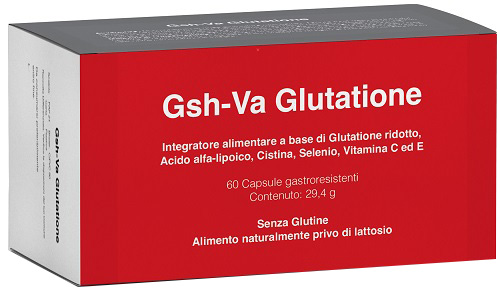 GSH-VA GLUTATIONE 60 CAPSULE ACIDO-RESISTENTI SENZA GLUTINE NATURALMENTE PRIVO DI LATTOSIO - farmascienza.it