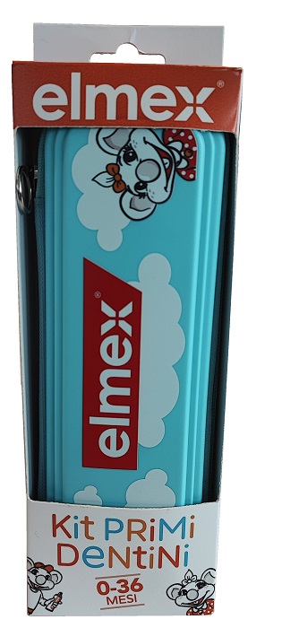 ELMEX KIT PRIMI DENTINI 0-36 MESI 1 ELMEX BIMBI DENTIFRICIO 50 ML + 1 ELMEX SPAZZOLINO BIMBI EDUCATIVO NEW 0-3 ANNI - farmascienza.it