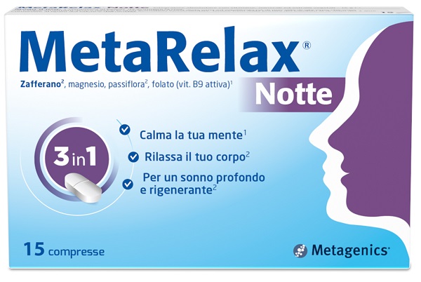 METARELAX NOTTE 15 COMPRESSE - farmascienza.it
