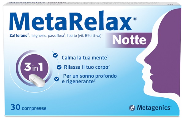 METARELAX NOTTE 30 COMPRESSE - farmascienza.it