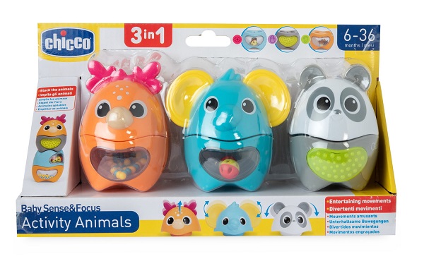 CHICCO GIOCO BABY SENSE&FOCUS ACTIVITY ANIMALS - farmascienza.it