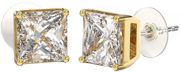 BJT381 ORECCHINO QUEEN MARGARET 8MM GOLD PLATED - farmascienza.it