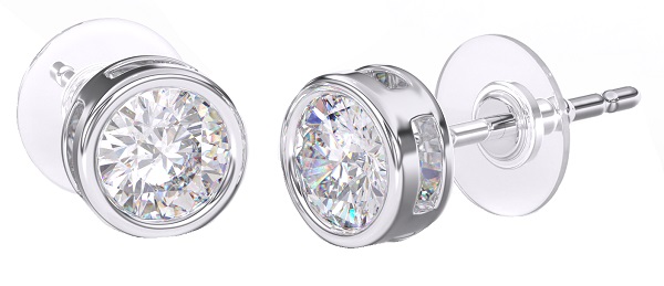 BJT384 ORECCHINO QUEEN ISABEL 6MM STAINLESS STEEL PA 2664 - farmascienza.it