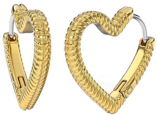 BJT399 ORECCHINO QUEEN JEZEBEL 18MM GOLD PLATED - farmascienza.it