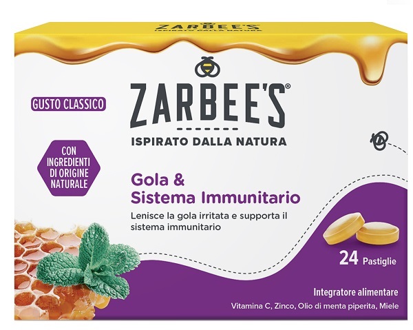 ZARBEE'S GOLA & SISTEMA IMMUNITARIO 24 PASTIGLIE - farmascienza.it