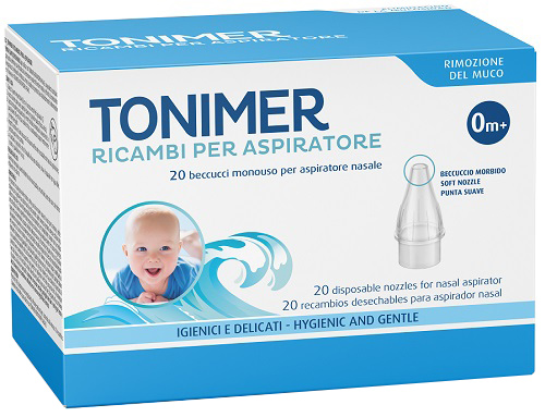 RICAMBI ASPIRATORE NASALE TONIMER 20 PEZZI - farmascienza.it