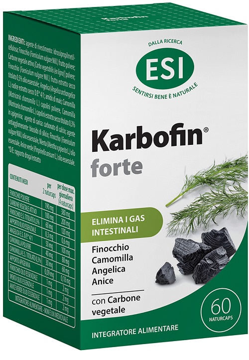 ESI KARBOFIN FORTE 60 NATURCAPS - farmascienza.it