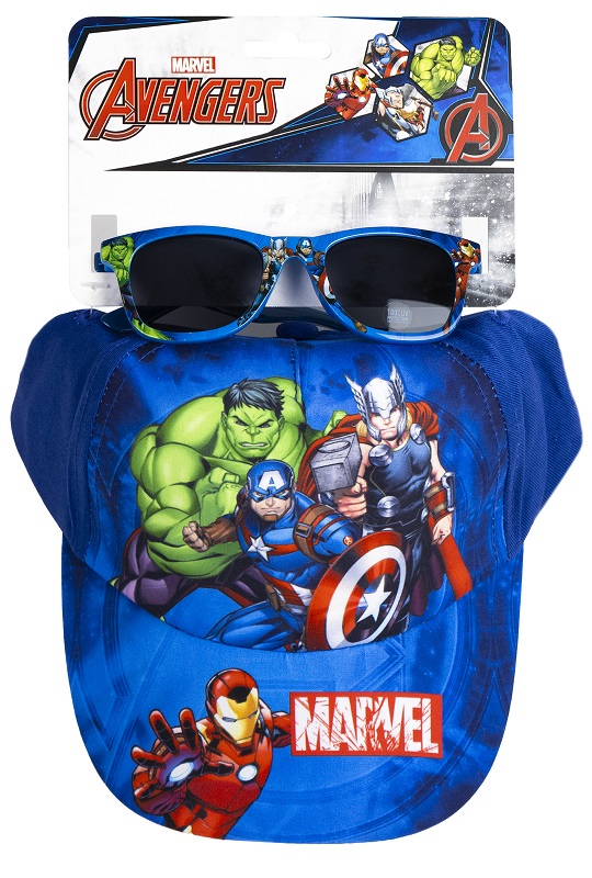 CERDA' AVENGERS SET CAPPELLO BLU/OCCHIALE DA SOLE - farmascienza.it