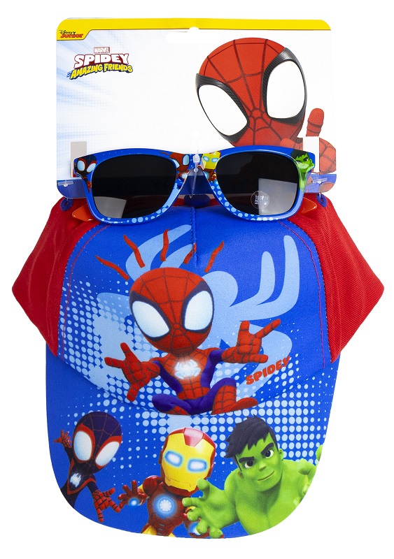 SPIDEY AND HIS AMAZING FRIENDS SET CAPPELLO/OCCHIALE DA SOLE 4 PERSONAGGI - farmascienza.it