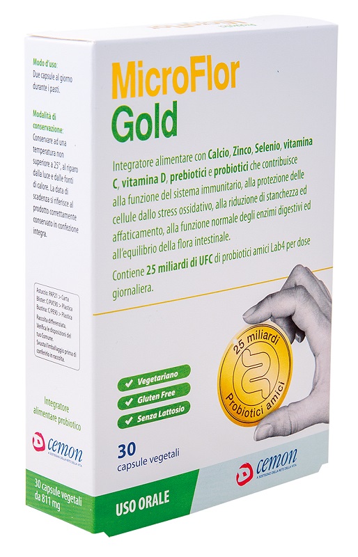 MICROFLOR GOLD 30 CAPSULE VEGETALI - farmascienza.it