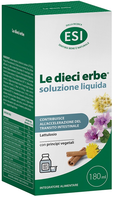 ESI LE DIECI ERBE SOLUZIONE LIQUIDA 180 ML - farmascienza.it