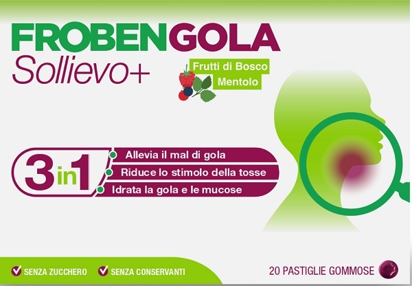 FROBENGOLA SOLLIEVO+ 20 PASTIGLIE - farmascienza.it