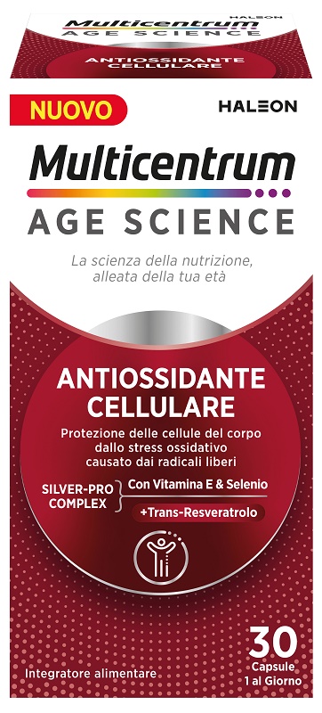 MULTICENTRUM AGE SCIENCE ANTIOSSIDANTE CELLULARE 30 CAPSULE - farmascienza.it