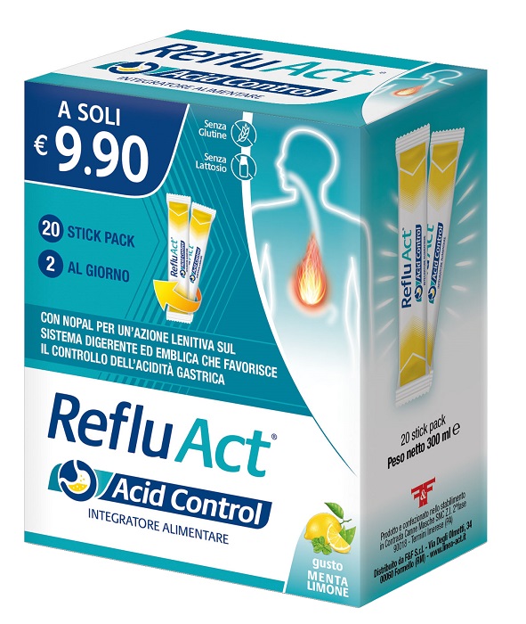 REFLU ACT ACID CONTROL 20 STICK - farmascienza.it
