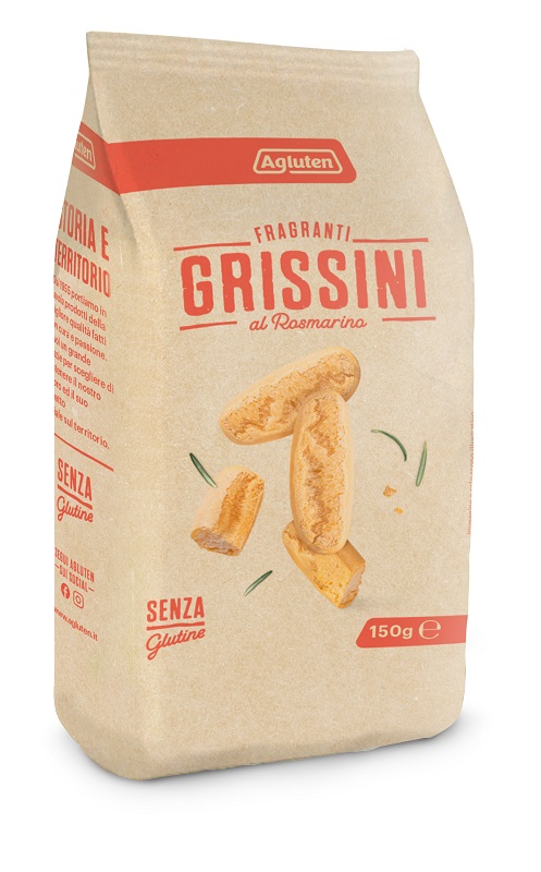 AGLUTEN GRISSINI AL ROSMARINO 150 G - farmascienza.it