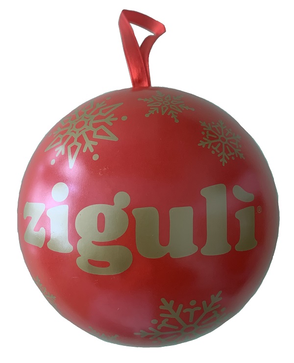 ZIGULI PALLINA FRAGOLA CHRISTMAS CONFEZIONE A FORMA DI PALLINA CONTENENTE 2 BLISTER AL GUSTO DI FRAGOLA 80 G - farmascienza.it