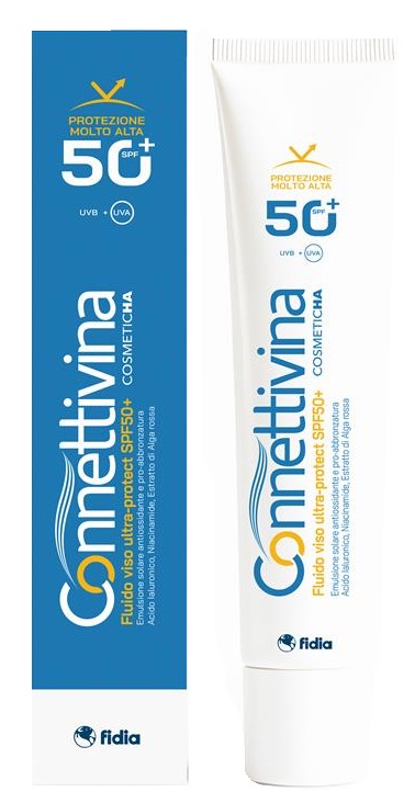 CONNETTIVINA FLUIDO VISO ULTRA PROTECT SPF50+ 50 ML - farmascienza.it