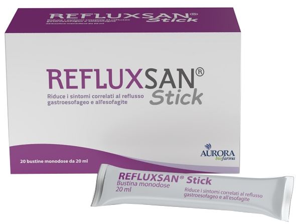 REFLUXSAN STICK 20 BUSTINE MONODOSE DA 20 ML SENZA GLUTINE SENZA LATTOSIO - farmascienza.it