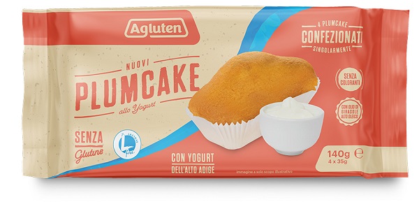 AGLUTEN NUOVI PLUMCAKE YOGURT 4 PEZZI DA 35 G - farmascienza.it