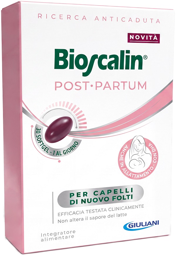 BIOSCALIN POST PARTUM 30 SOFTGEL NATURALMENTE PRIVO DI LATTOSIO SENZA GLUTINE - farmascienza.it
