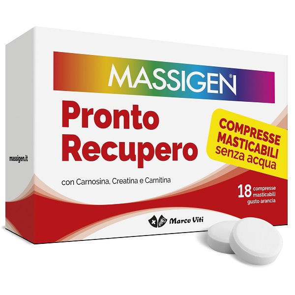 MASSIGEN PRONTO RECUPERO 18 COMPRESSE MASTICABILI - farmascienza.it