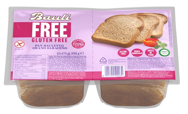 BAULI FREE PAN BAULETTO GRANO SARACENO 350 G - farmascienza.it