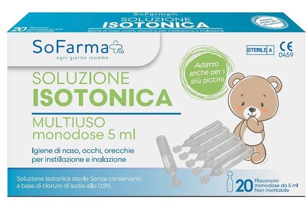 SOLUZIONE SALINA 0,9% 20 FLACONI 5 ML SOFARMAPIU' - farmascienza.it