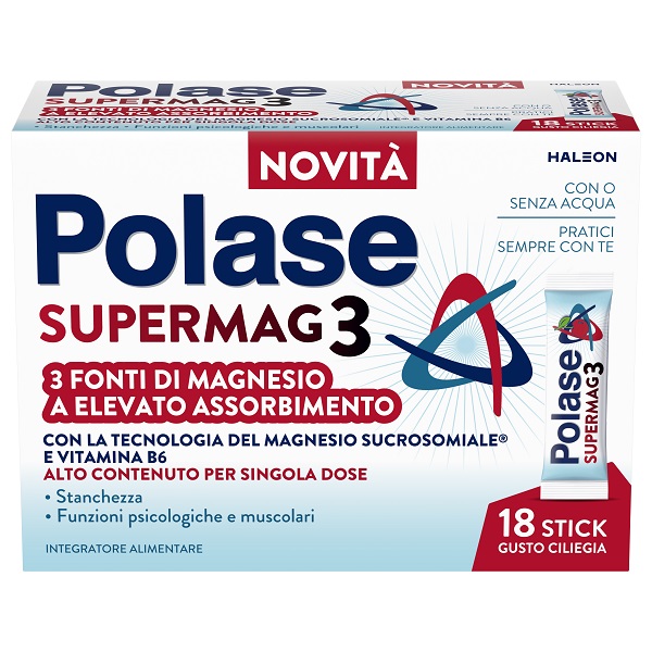 POLASE SUPERMAG3 18 STICK DA 2 G GUSTO CILIEGIA - farmascienza.it