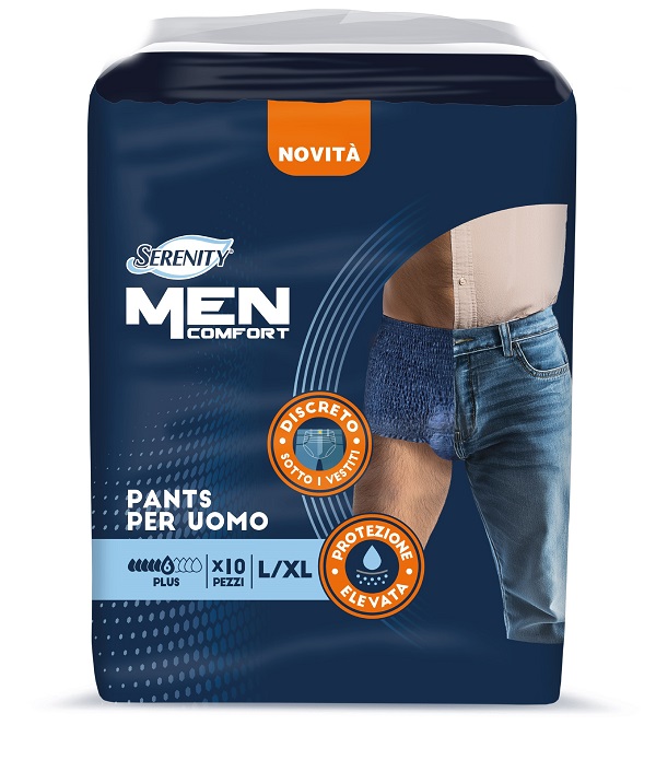 PANNOLONE A MUTANDINA SERENITY MEN COMFORT PLUS L/XL 10 PEZZI - farmascienza.it