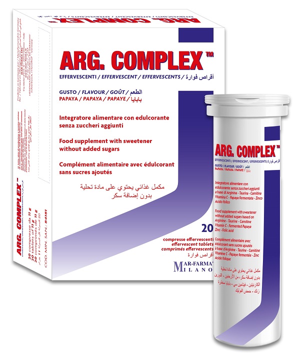 ARG COMPLEX 20 COMPRESSE EFFERVESCENTI - farmascienza.it
