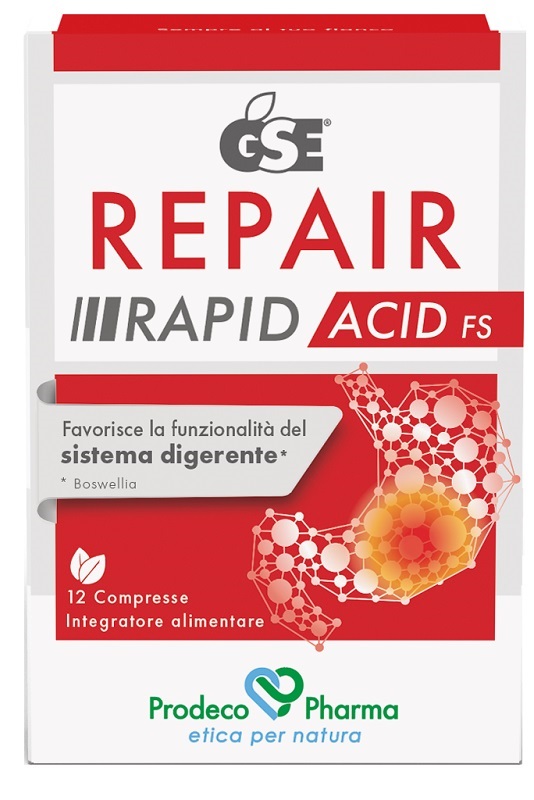 GSE REPAIR RAPID ACID FS 12 COMPRESSE - farmascienza.it