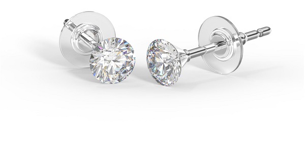 BJT402 ORECCHINI CRYSTAL/SWAROVSKI 4MM GOLD PLATED - farmascienza.it