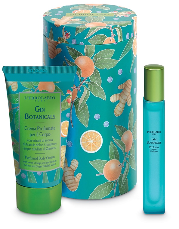 GIN BOTANICALS BEAUTY BOX RIZOMI DI ZENZERO EDIZIONE LIMITATA 1 CREMA PROFUMATA CORPO 75 ML + 1 PROFUMO 10 ML - farmascienza.it