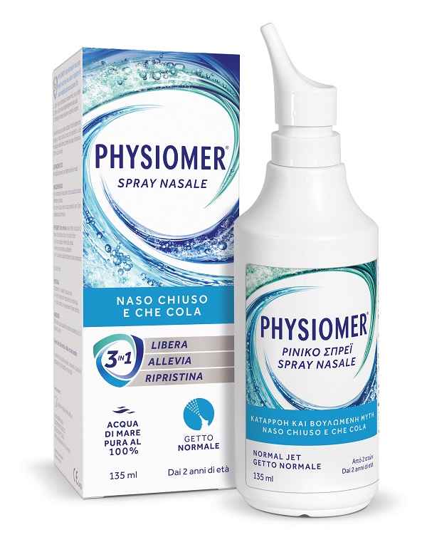 SPRAY NASALE PHYSIOMER GETTO NORMALE 135 ML - farmascienza.it