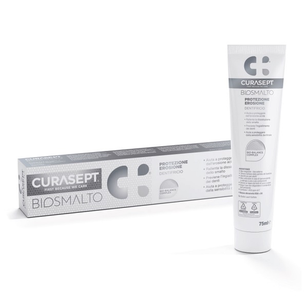CURASEPT BIOSMALTO PROTEZIONE EROSIONE DENTIFRICIO 75 ML - farmascienza.it