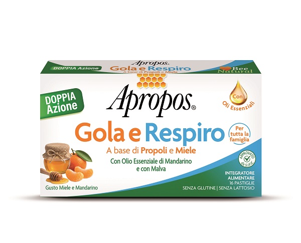 APROPOS GOLA RESPIRO 16 PASTIGLIE - farmascienza.it